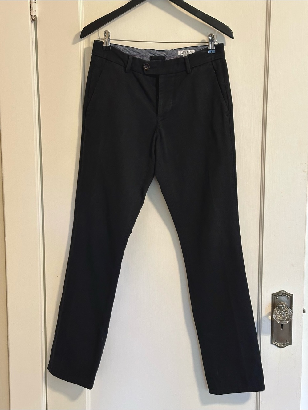 Gustin Black Men's Chino Pants